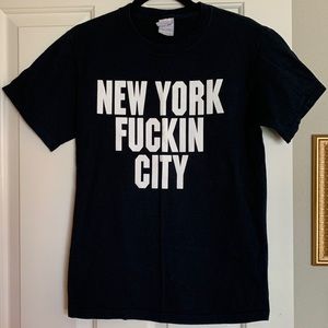 Graphic Tee NEW YORK FUCKIN CITY SZ S